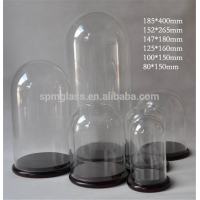 wholesale glass domes china with base