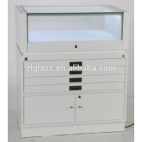 intelligent glass cabinet/switchable glass showcase/Design Crazy Selling used display showcases for jewelry