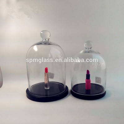 glass bell dome as glass cloche bell jar